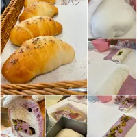 塩パン🥐                                           いもいも食パン🍠                                    #パン教室