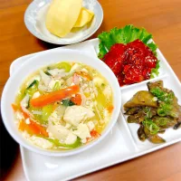 豆腐と青梗菜の塩あんかけ|teritamagoさん