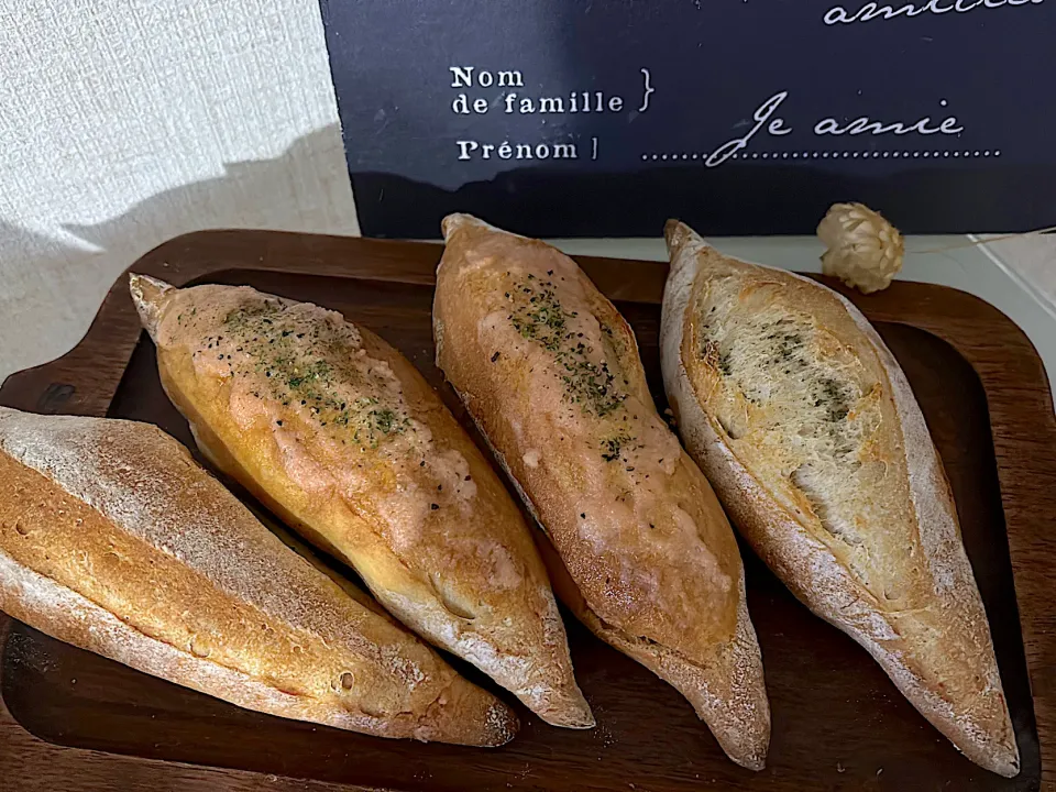 明太バケット🥖|みゆぞうさん