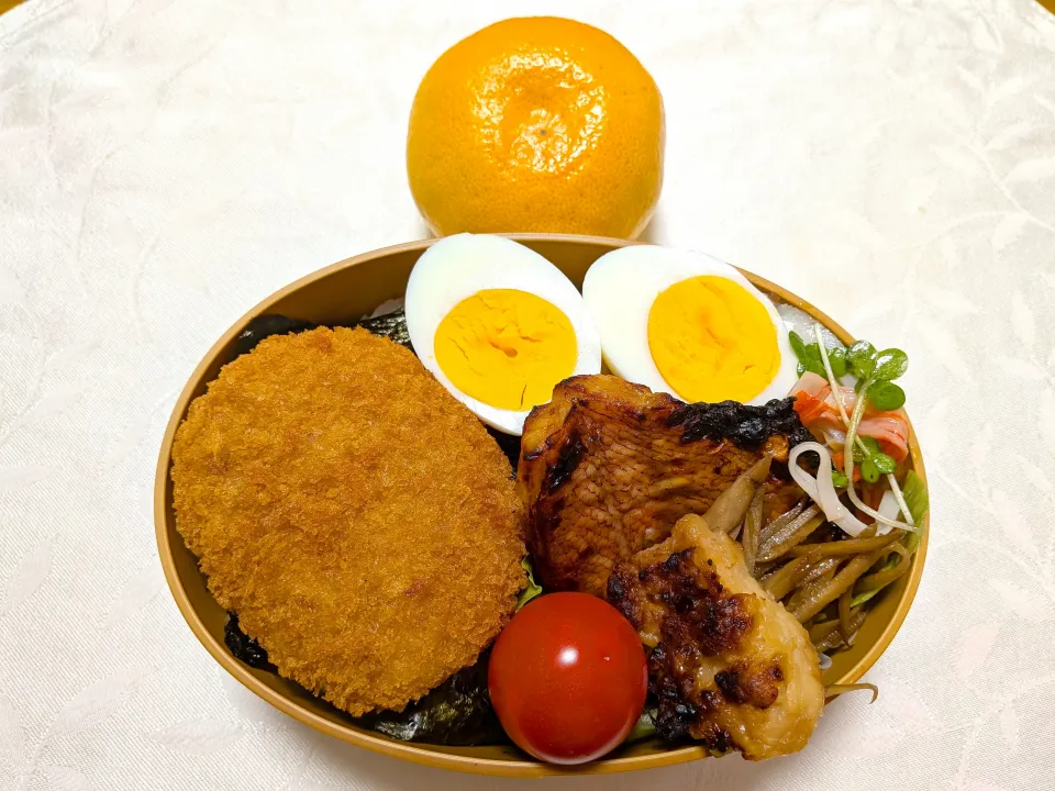 11/7日のお弁当　海苔弁当|卯月さん