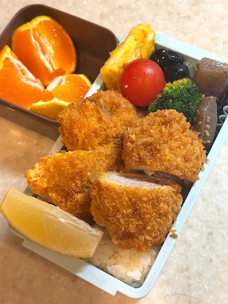 娘お弁当（ヒレカツ）|takezooさん