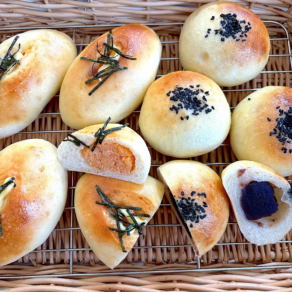 オーバーナイト
＊明太ポテトパン
＊あんぱん|さっちんさん