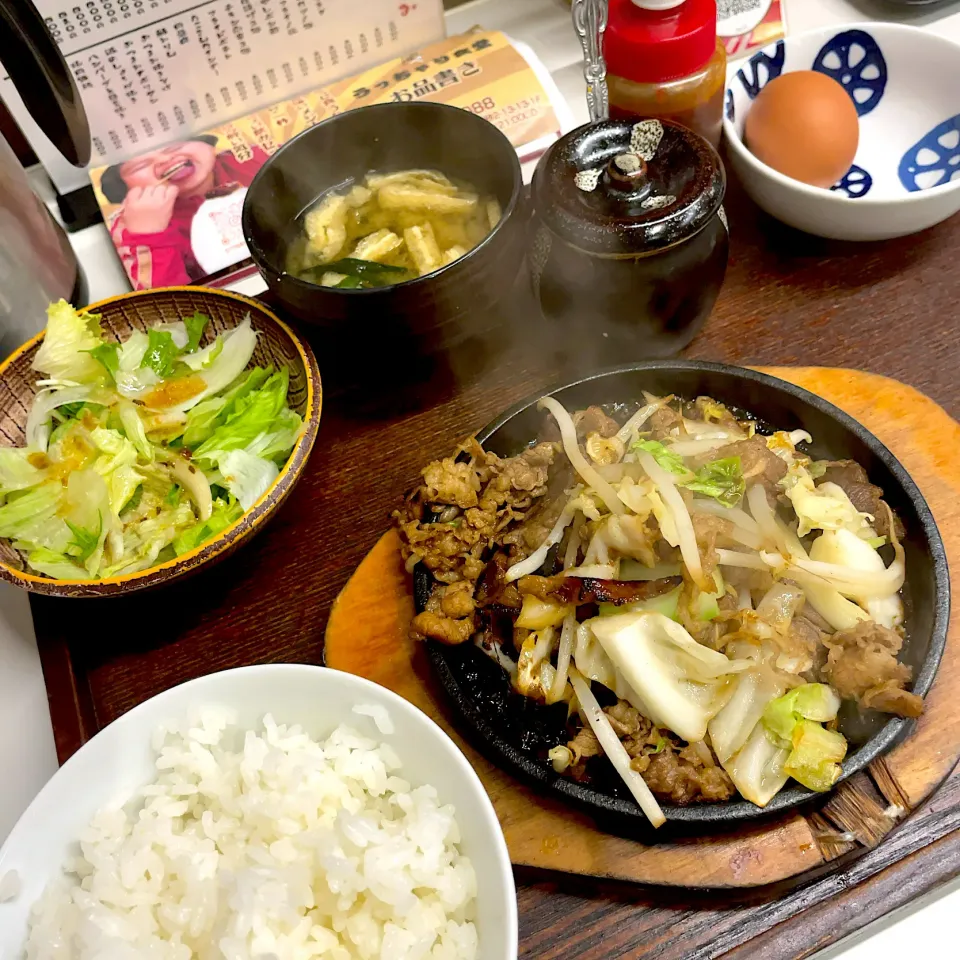 名物！焼肉鉄板定食|T. Wonderさん