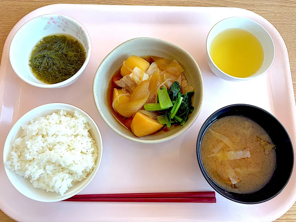 肉じゃが、めかぶの和え物|syasyo9_biyoriさん