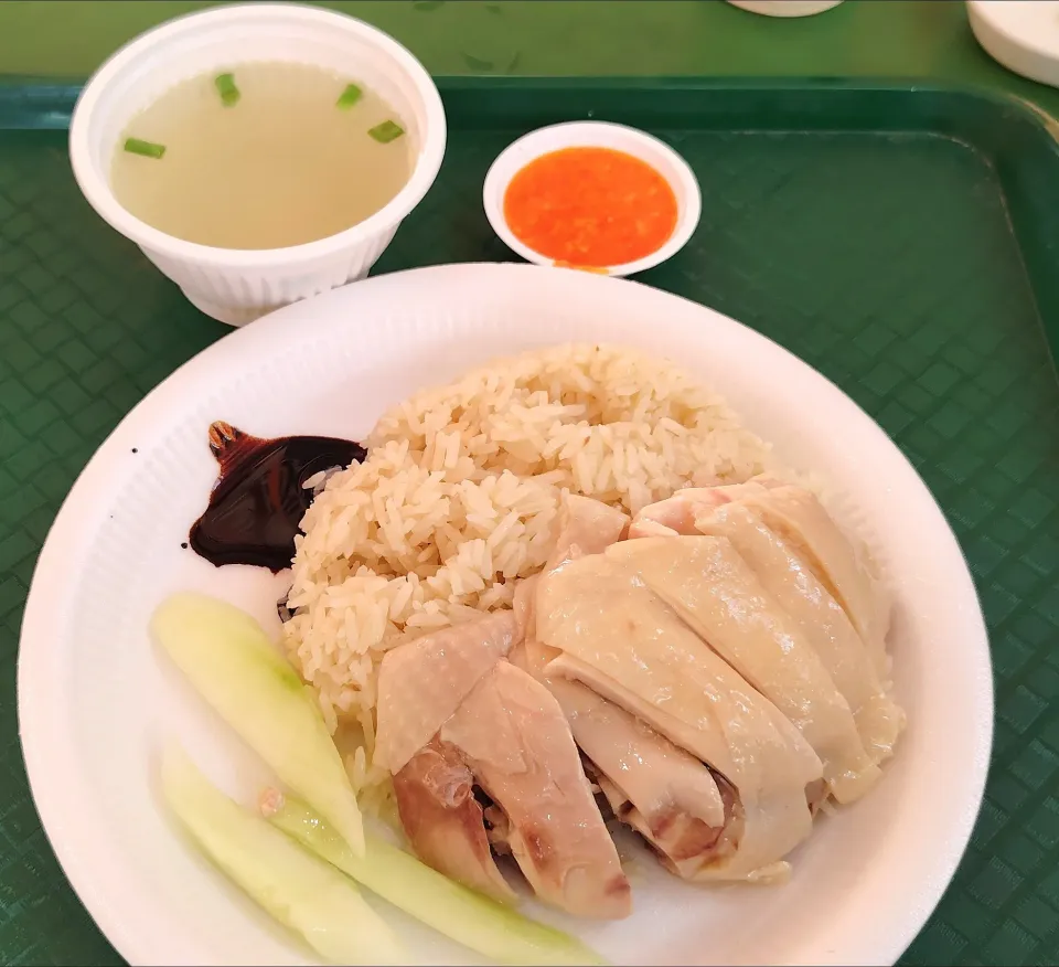 Hainanese Chicken thigh fragrance rice 🤤😋🍗🍚💕|🍒lynnlicious🍒さん