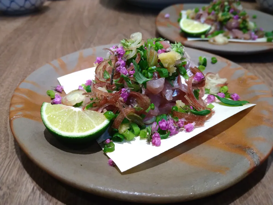 鯵のたたき|古尾谷りかこさん