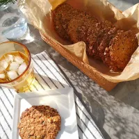 【きな粉×ごま】オートミールクッキー|みりさん