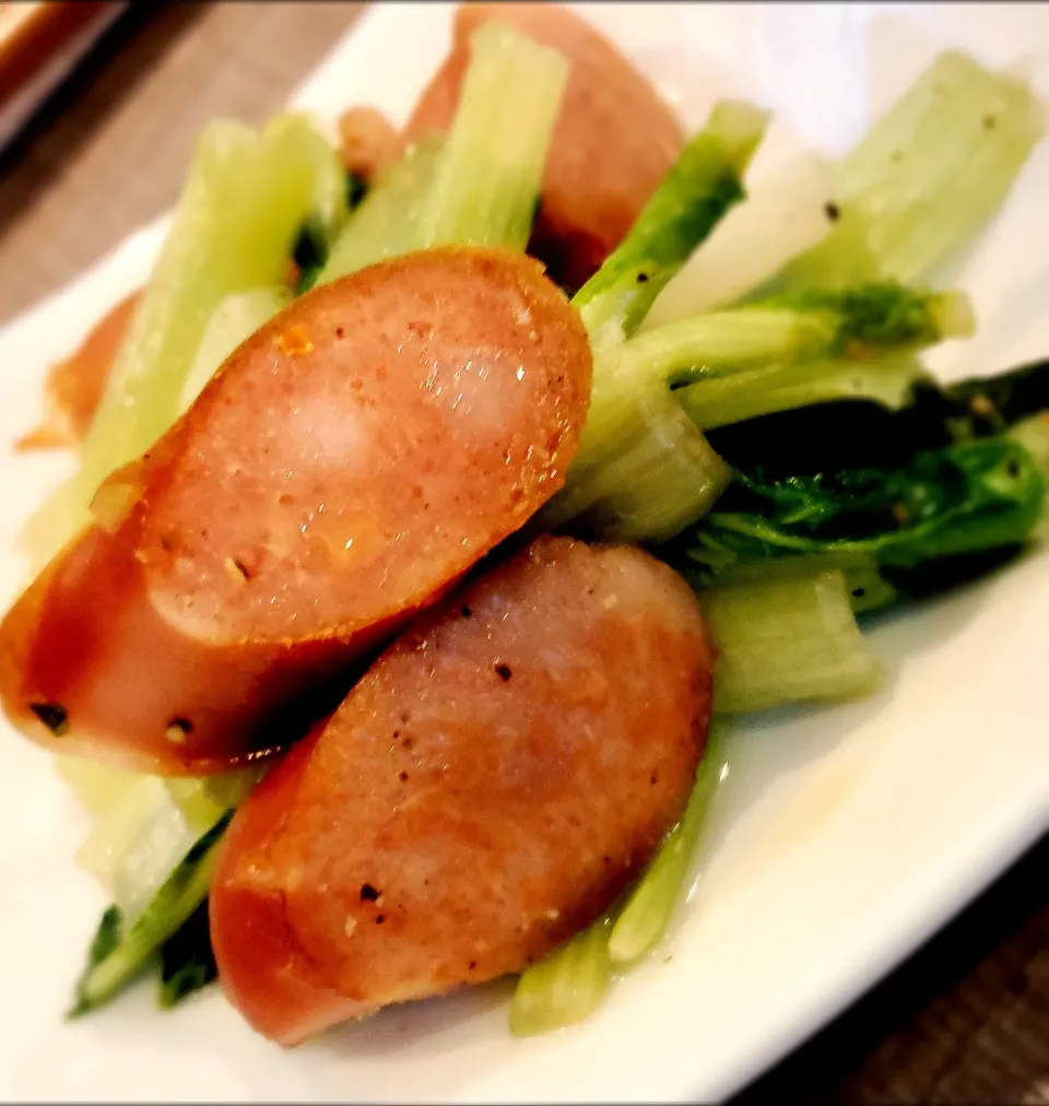 小松菜とウインナー|ひさき桜っ子（桜っ子）さん