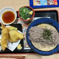 資さんうどんで天ざる蕎麦|hagineyさん