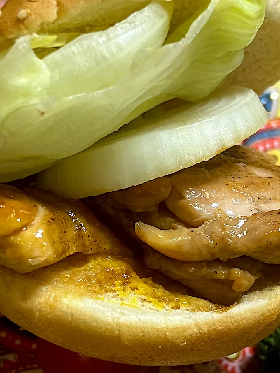 テリヤキチキンバーガー|須佐浩幸さん