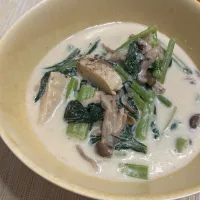 サラダチキンでクリームスープ|Maki chさん