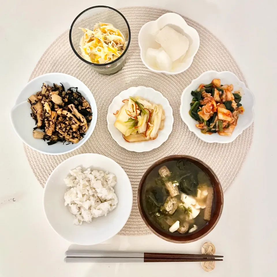 ひじきとちくわと大豆ミートの煮物|ranさん