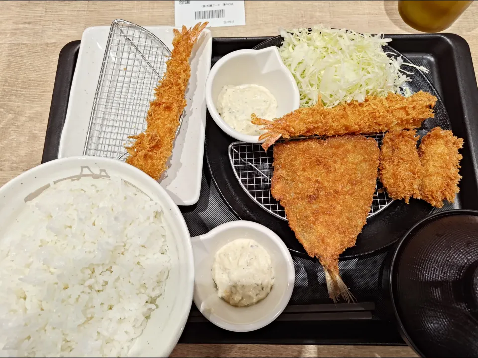 海鮮ミックスフライ定食|アクちゃんさん