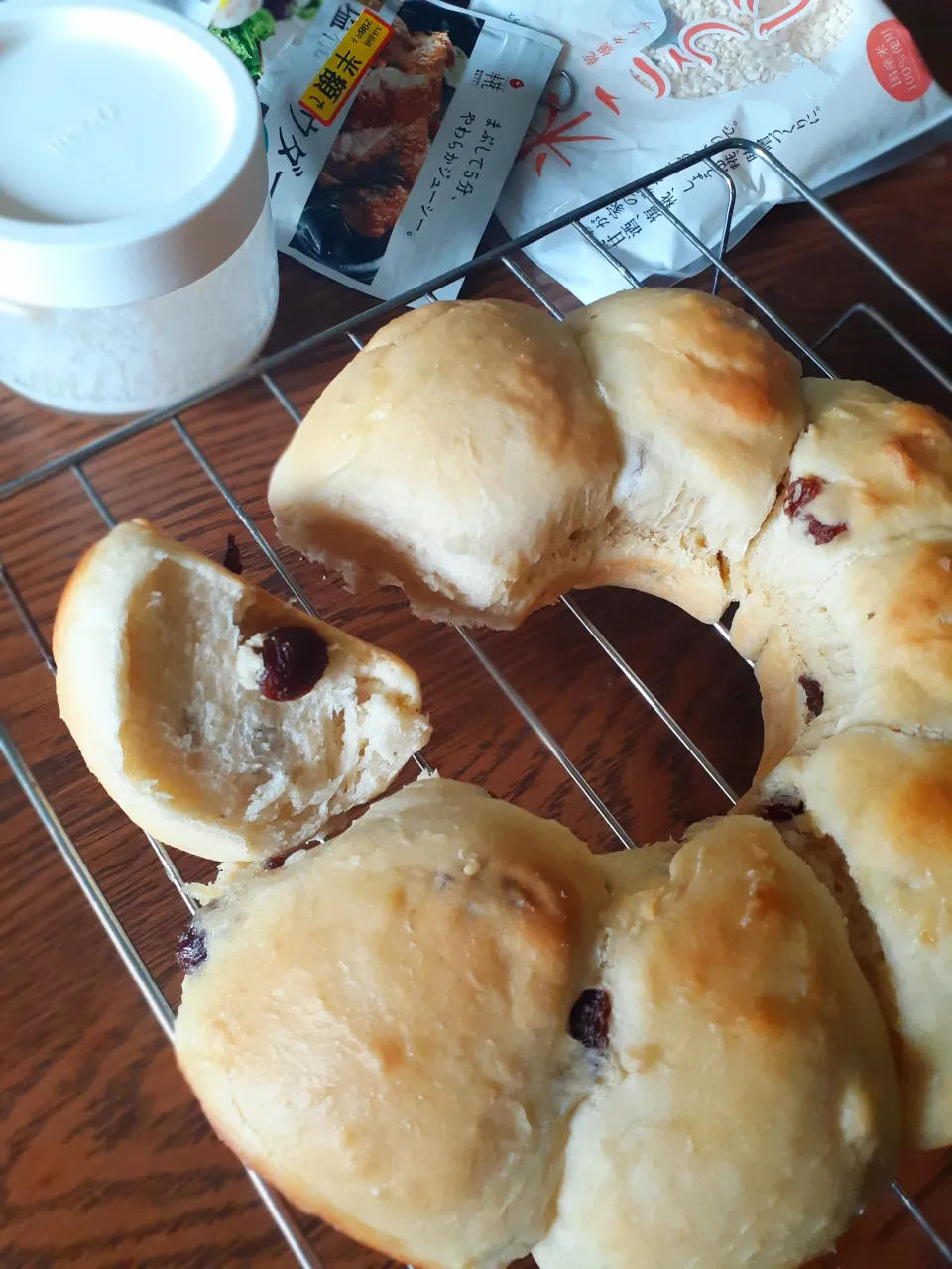 レーズン入りのちぎりパン🍇|fumfumさん
