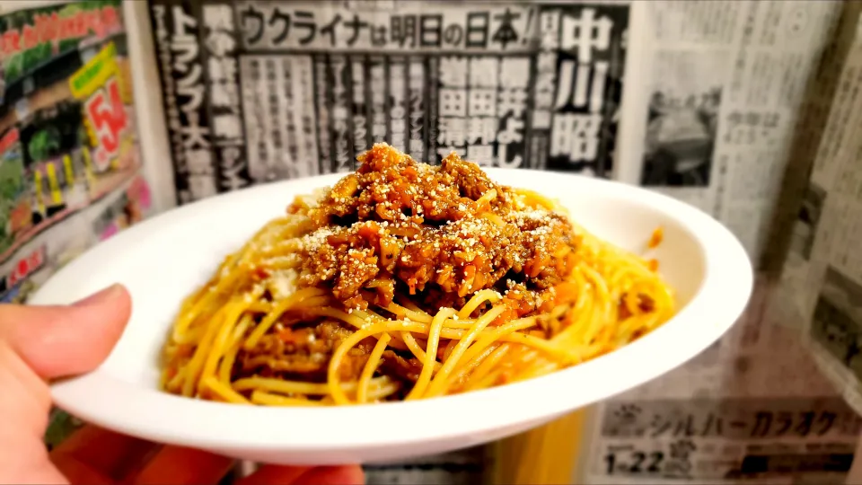 ブンブンチョッパーにて、時短ゴロッとミートソース🍝|masaki .fさん