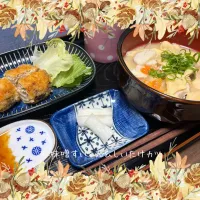 味噌すいとん&しいたけカツ|いのっちさん