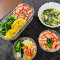 子どもたちが自分で詰める、カップ寿司でお夕飯🌛|みーぬ | 毎食野菜を食べる家さん