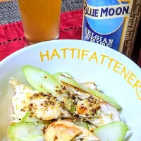 【副菜】チキンとセロリの粒粒マスタードサラダ|シュビラさん