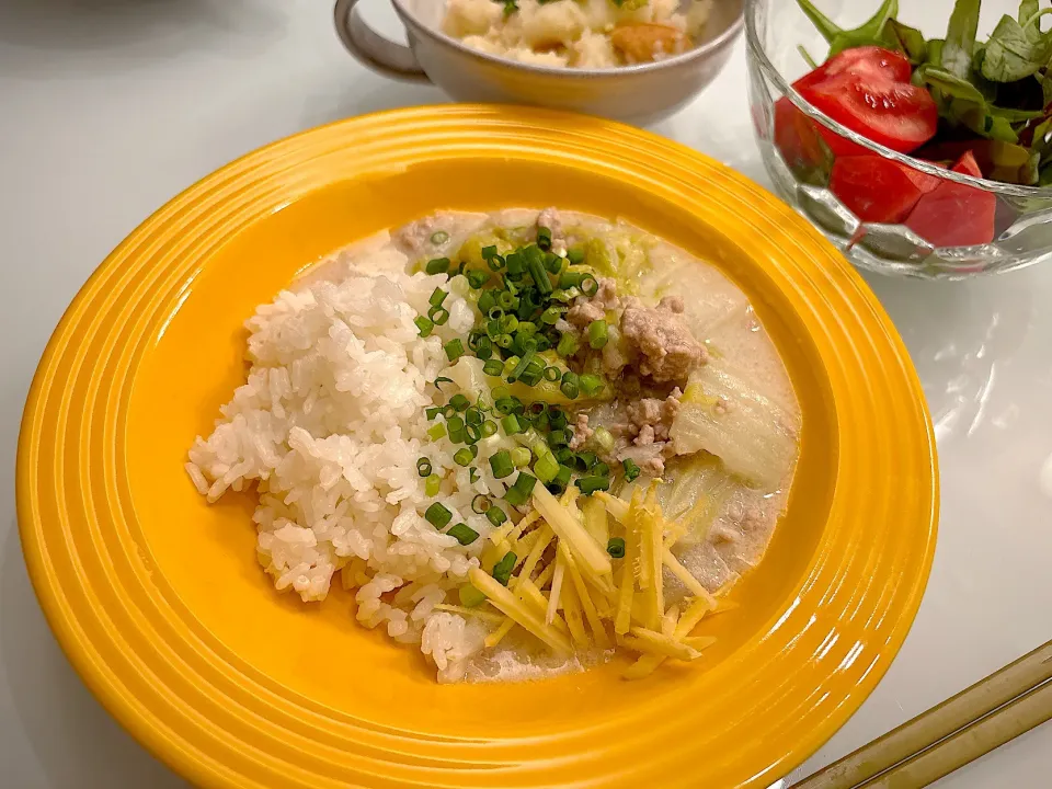 豚ひき肉と白菜のあっさり生姜シチュー|takkoさん