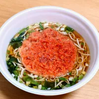 ニュータッチ・名代富士そば紅生姜天そば|すーさん