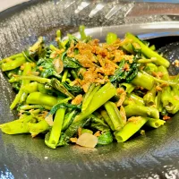 空芯菜のにんにく炒め|ぎんさん