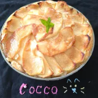 カスタード焼きりんごパイ✨|cocco+さん