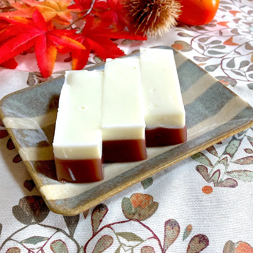 ミルクとあんこの羊羹風🍂|ringonamaさん