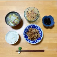 豚肉と玉ねぎのしょうが炒め