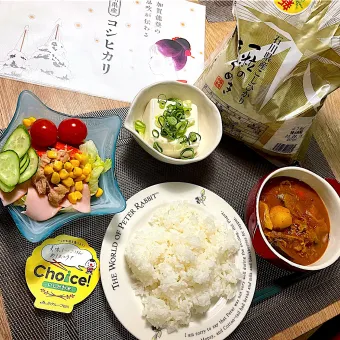 Snapdishの人気料理写真:野菜たっぶりカレーライス