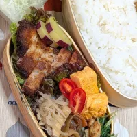 本日のお弁当〜とんかつ弁当|f.1125beさん