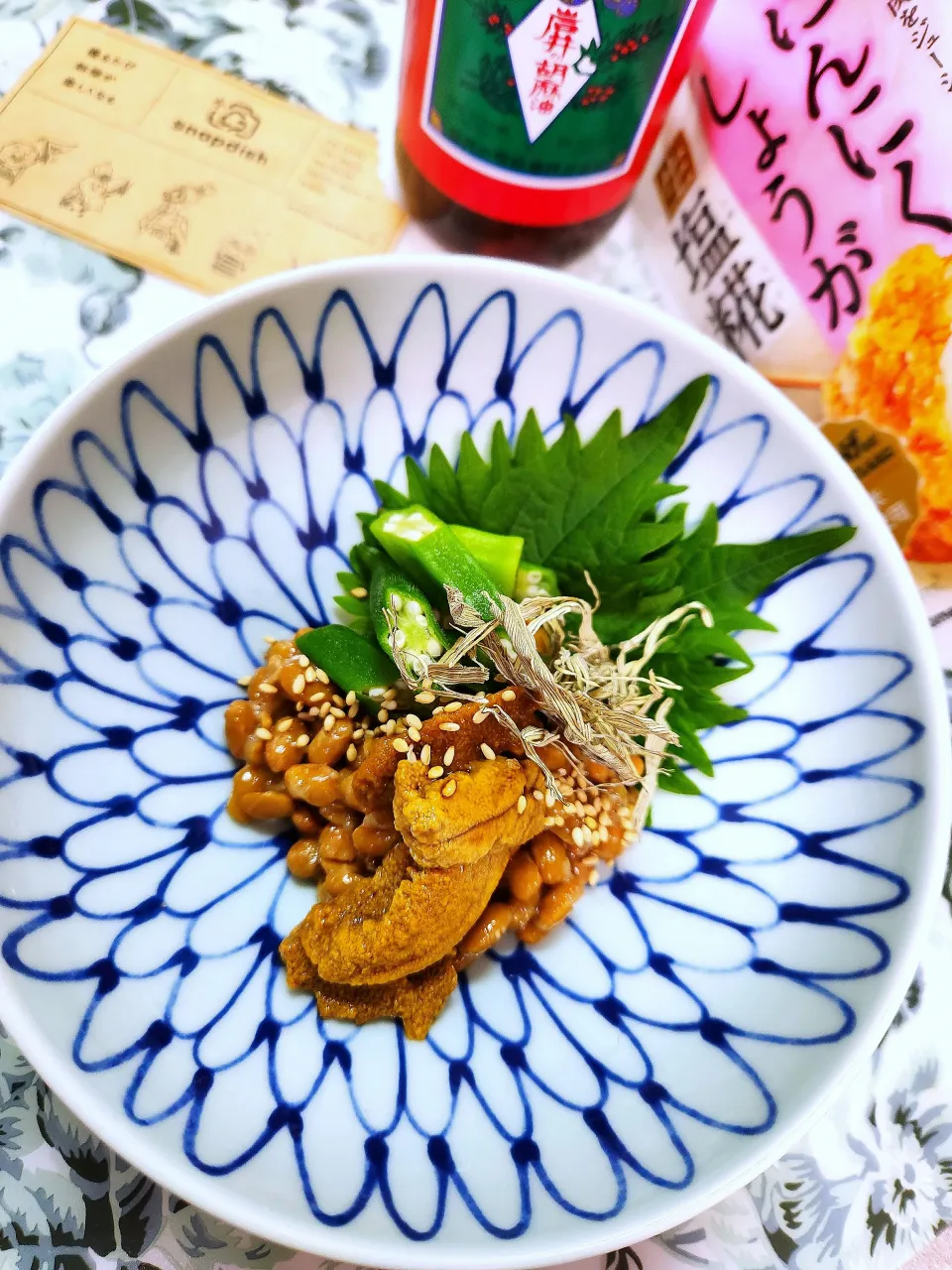 🔷雲丹オクラ納豆🔷|@きなこさん