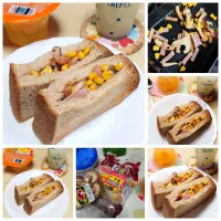 秋の味覚のポケットサンド|うたかた。さん