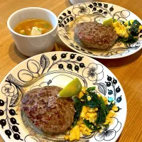 長谷川あかりさんレシピ・酒蒸しハンバーグ|ハミルトンさん