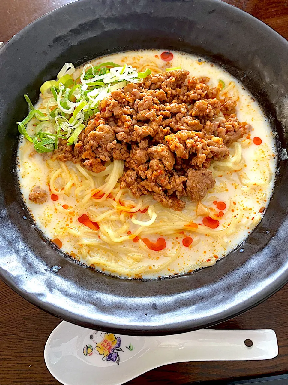 豆乳担々麺|単身赴任のっちさん