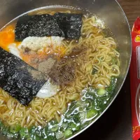 むかしながらの中華そば　たまご失敗