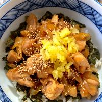 オイスターソースで照り焼き丼🍚