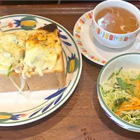 分厚いピザトースト| みうのすけさん