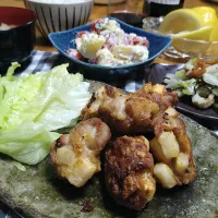 長芋と豚こまの簡単カレー風味唐揚げ|とまと🍅さん