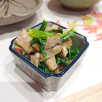 わけぎとイカのぬた|あゆみ│ハレシピさん