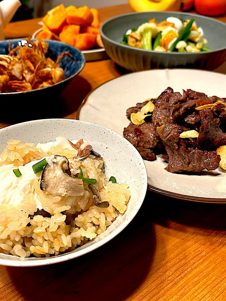 鯛ときのこの炊き込みご飯|おさかなさん