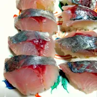 鯵のお寿司握ってみました🐟️| さくらんぼさん