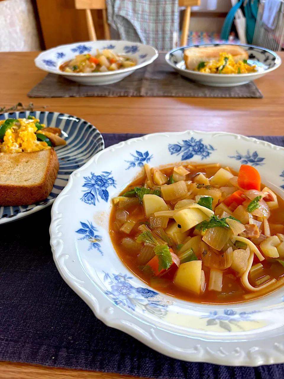 なんちゃってミネストローネ|かおポンさん