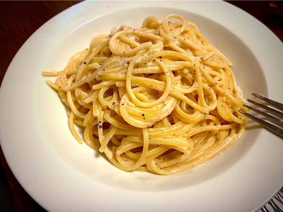 しじみ醤油を効かせてカチョ・エ・ぺぺ|あつしさん