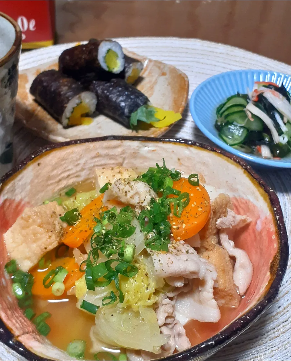 厚揚げと豚バラと白菜炊いたん✨|びせんさん