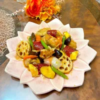 鶏の黒酢あん|ショコラさん