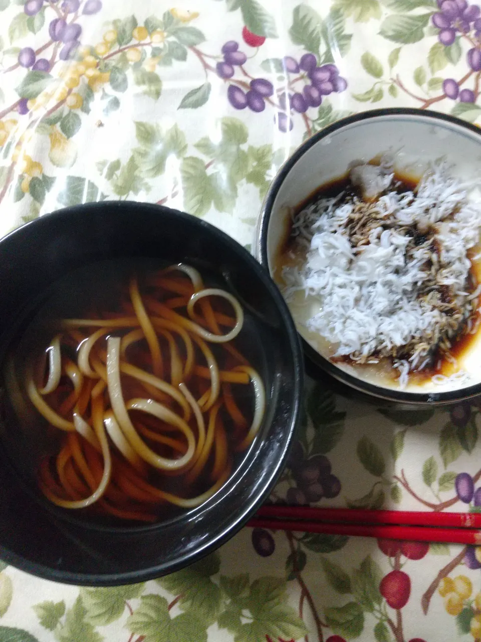 水沢うどんとシラス大根おろし|はやとさん