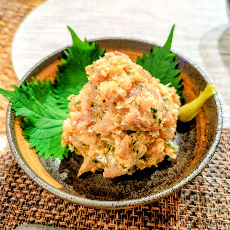 自家製アジのなめろう🐟️|yu-ruさん