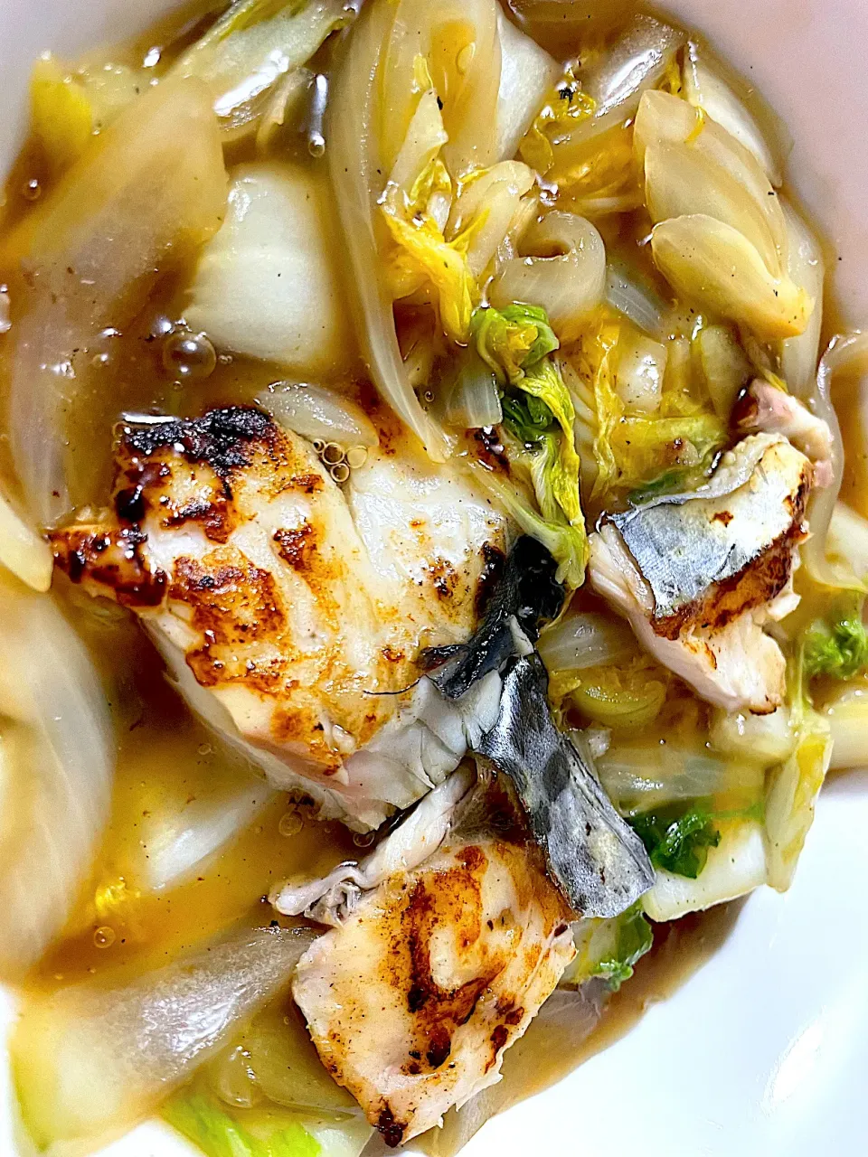 鰆の餡掛け白菜|くうちゃんさん