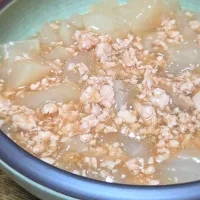 パパ作👨大根のそぼろ煮|ぱんだのままんさん