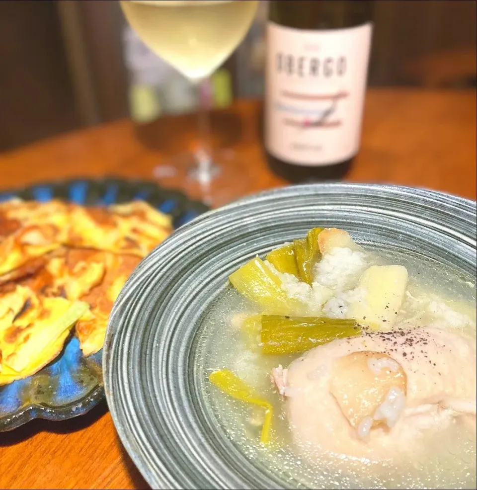 サムゲタンとチーズチヂミ|kaladacafemakumaさん